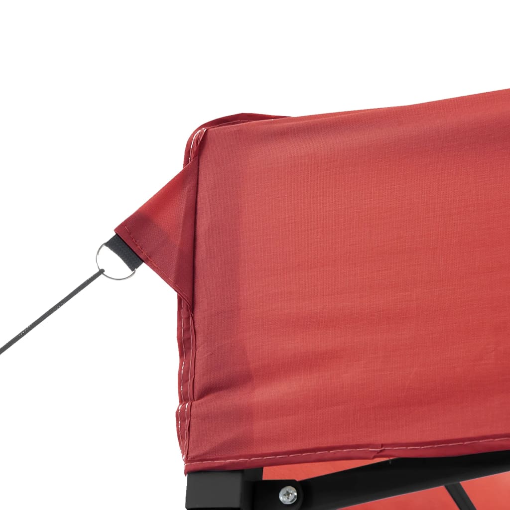 Partyzelt Faltbar Pop-Up Schwarz 292x292x315 cm
