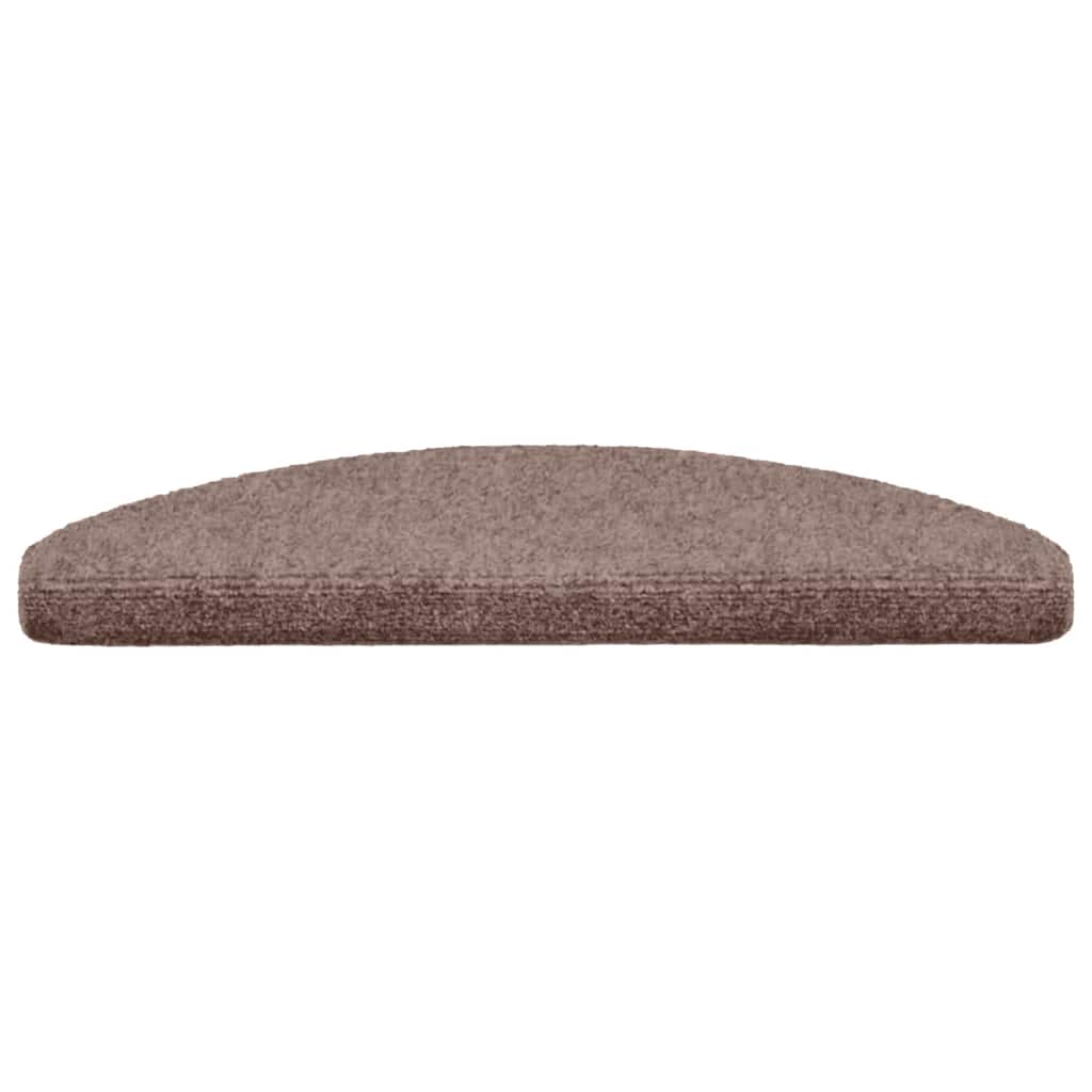 Stufenmatten Selbstklebend 15 Stk. 56x17x3 cm Hellbraun Halbrund