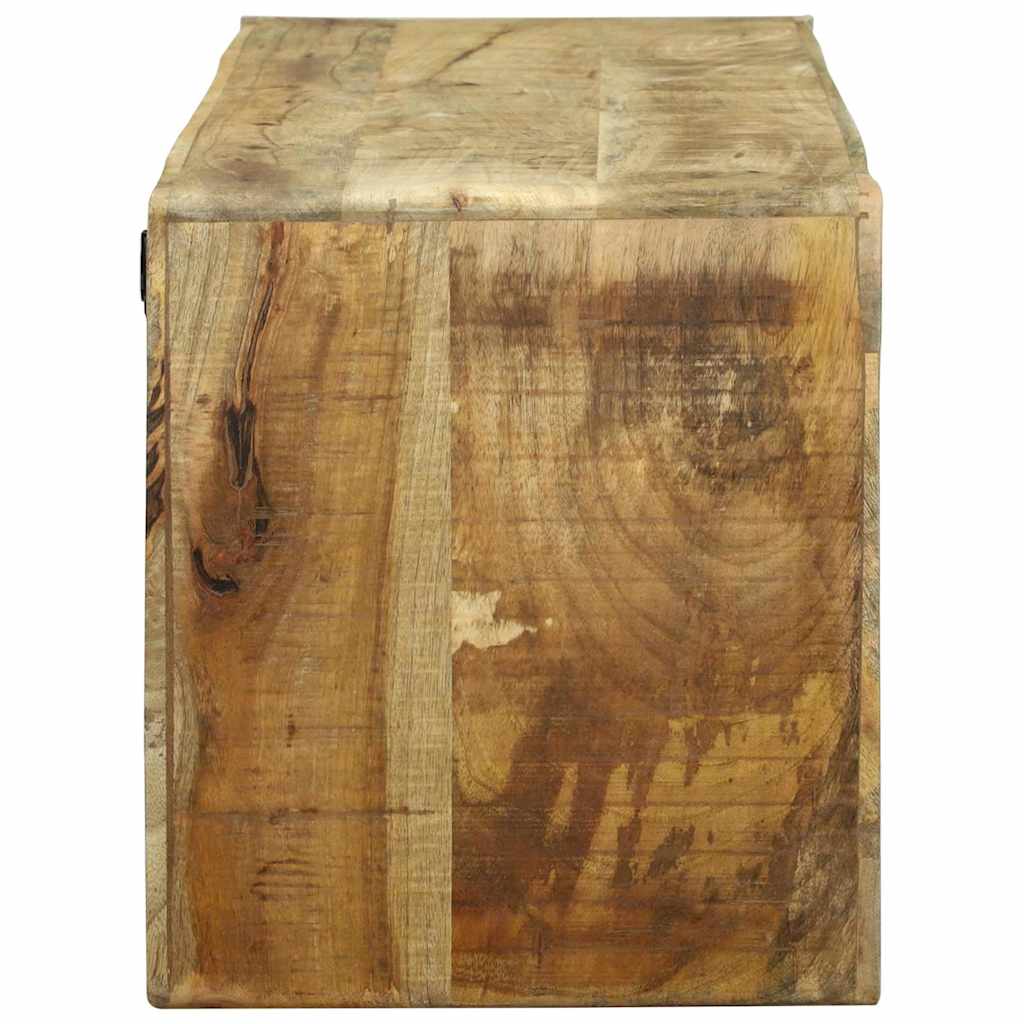 TV-Schränk mit Regal Braun 60 x 32 x 36 cm Massivholz Mango