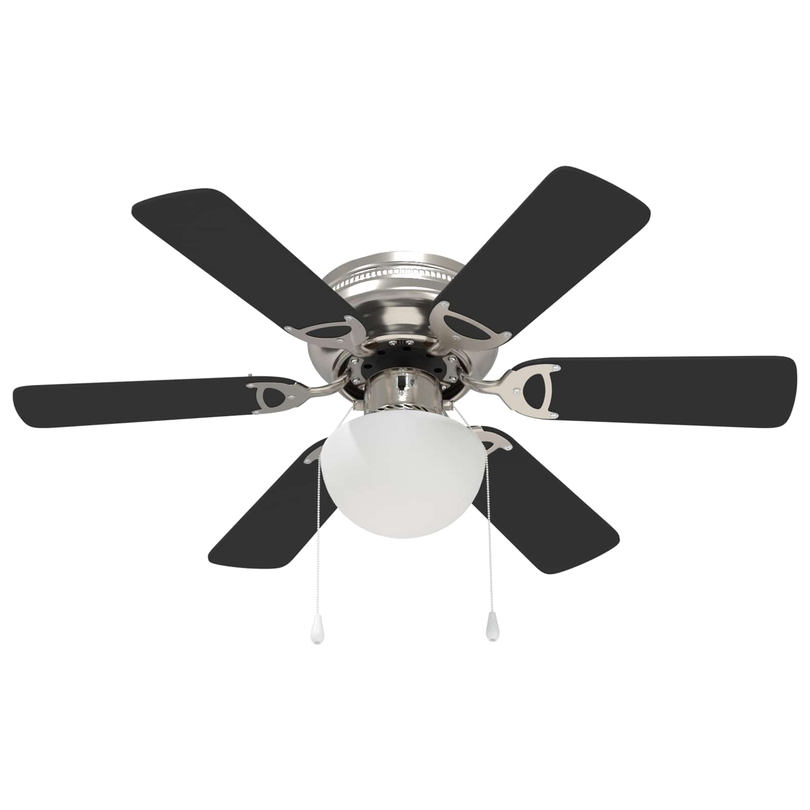 Deckenventilator mit Licht und Fernbedienung Ø 130 cm Weiß