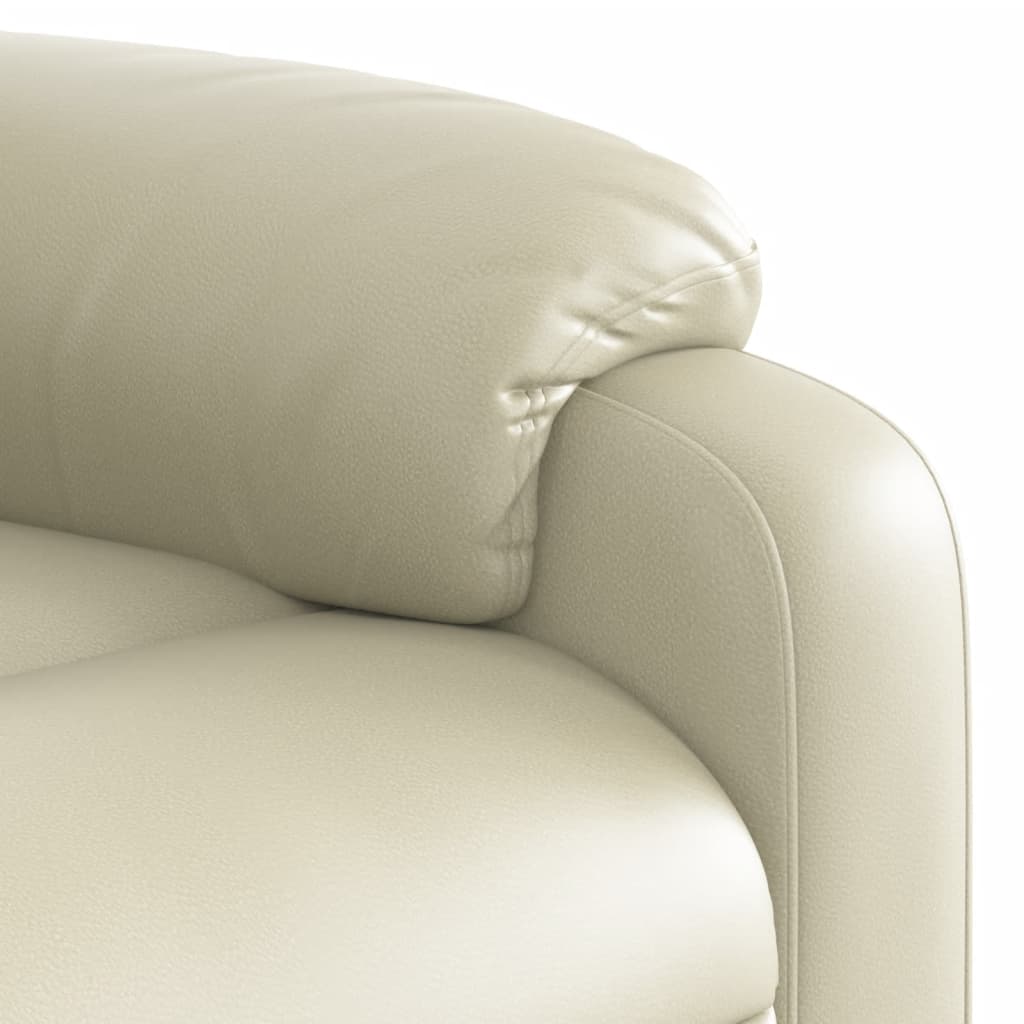 Massage-Relaxsessel, Kunstleder, Schwarz