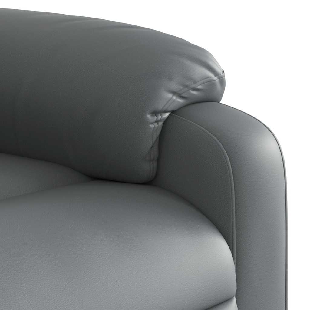 Massage-Relaxsessel, Kunstleder, Schwarz