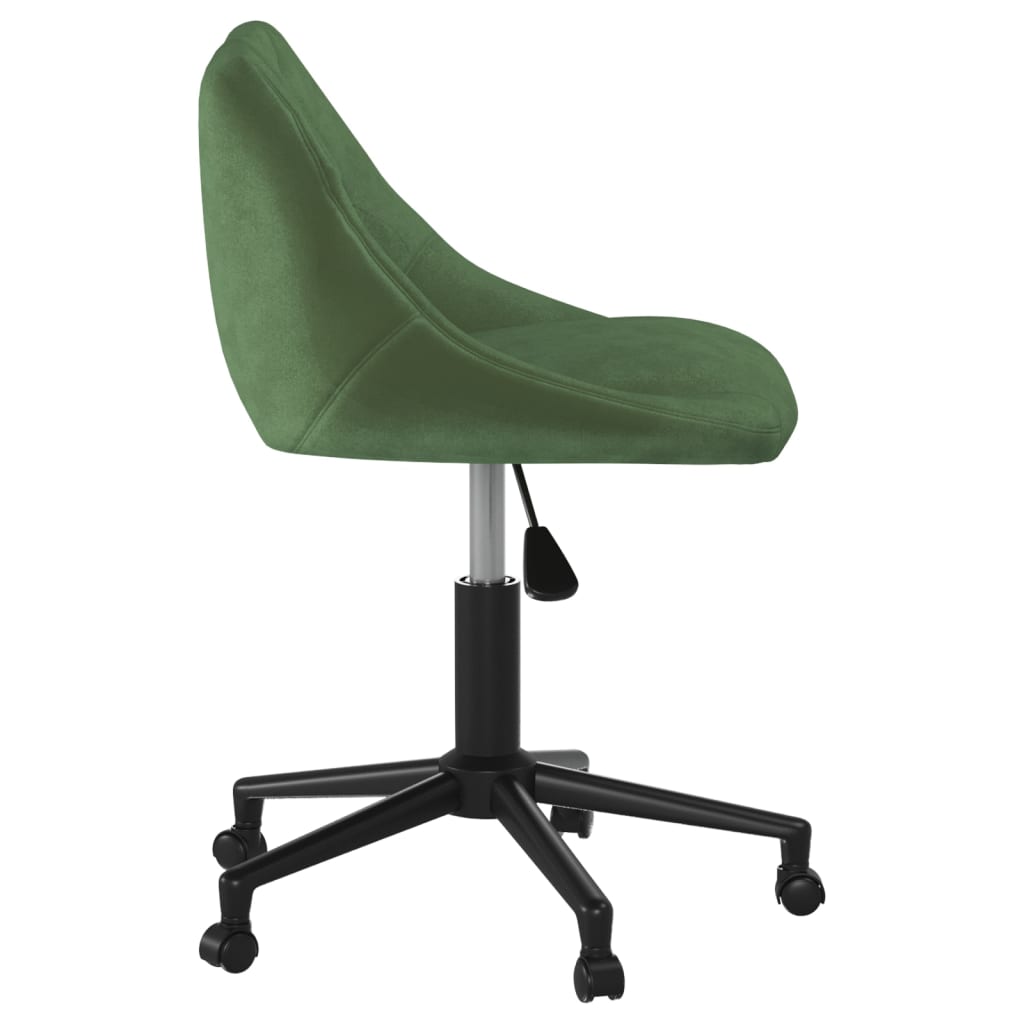 Bürostuhl Drehbar Creme Samt