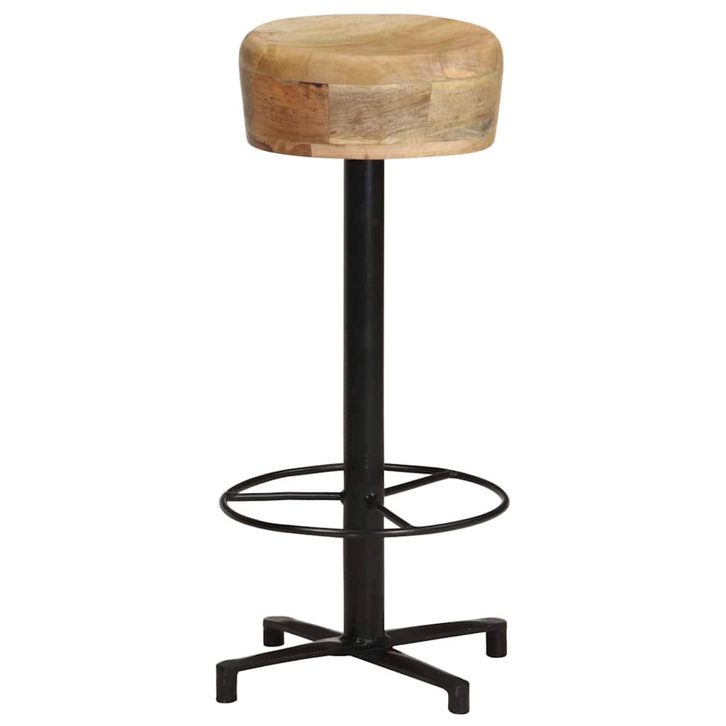 Barhocker 2 Stk. 52 cm Mango Massivholz