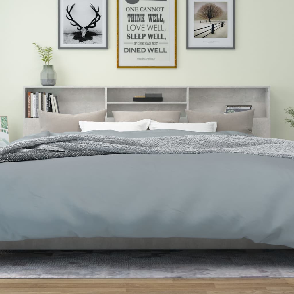 Bett-Kopfteil mit Ablagen Weiß 100x19x103,5 cm