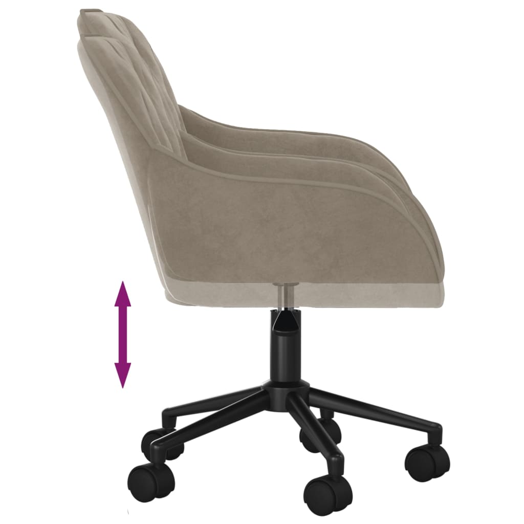 Esszimmerstühle 2 Stk. Drehbar Rosa Samt