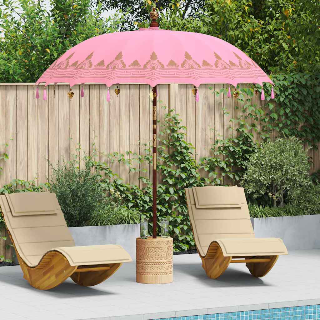 Balinesischer Sonnenschirm Creme 185 x 185 x 260 cm