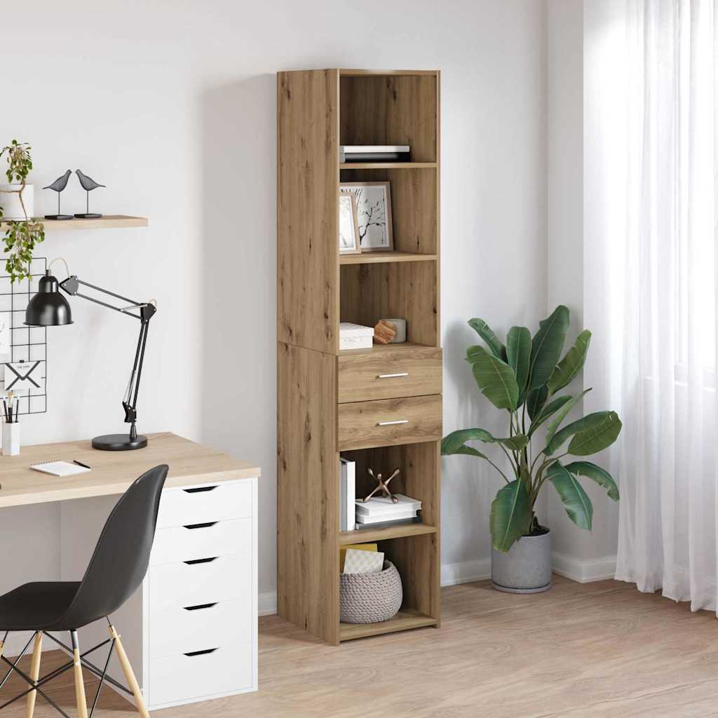 Highboard Altholz 40 x 42,5 x 185 cm Holzwerkstoff
