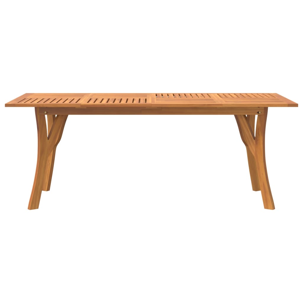 Gartentisch 85x85x75 cm Massivholz Akazie