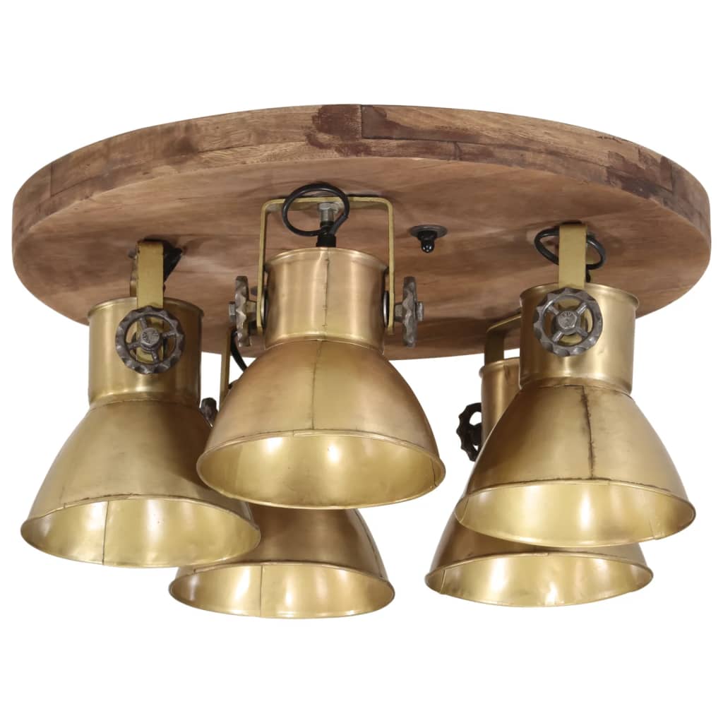 Wandlampe Industriestil Silbern 45x25 cm E27