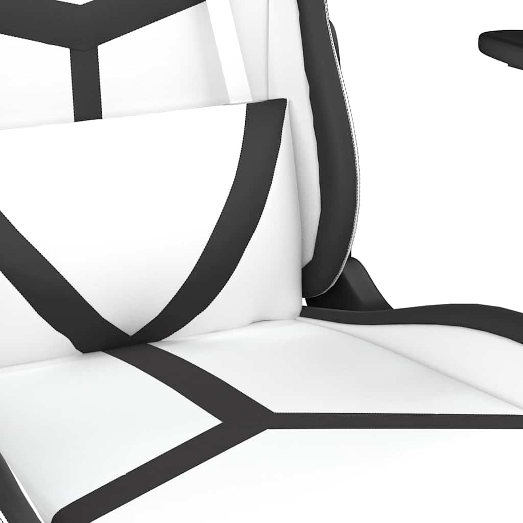 Gaming-Stuhl mit Massagefunktion Schwarz und Grün Kunstleder