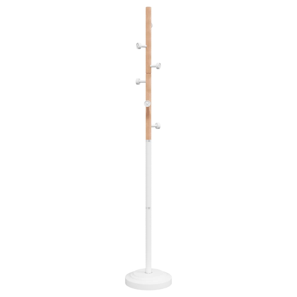 Garderobenständer Schwarz 177 cm Pulverbeschichtetes Eisen