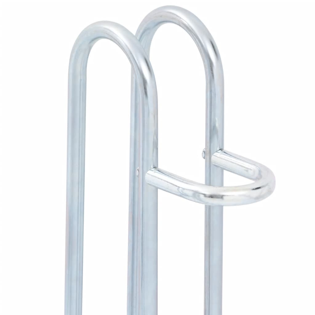 Fahrradständer für 2 Fahrräder Verzinkter Stahl