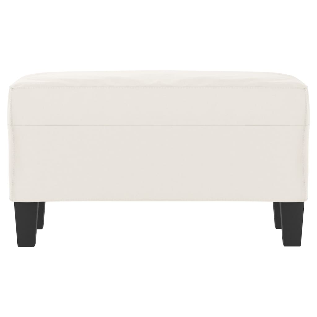 Sitzbank Hellgrau 70x35x41 cm Mikrofasergewebe