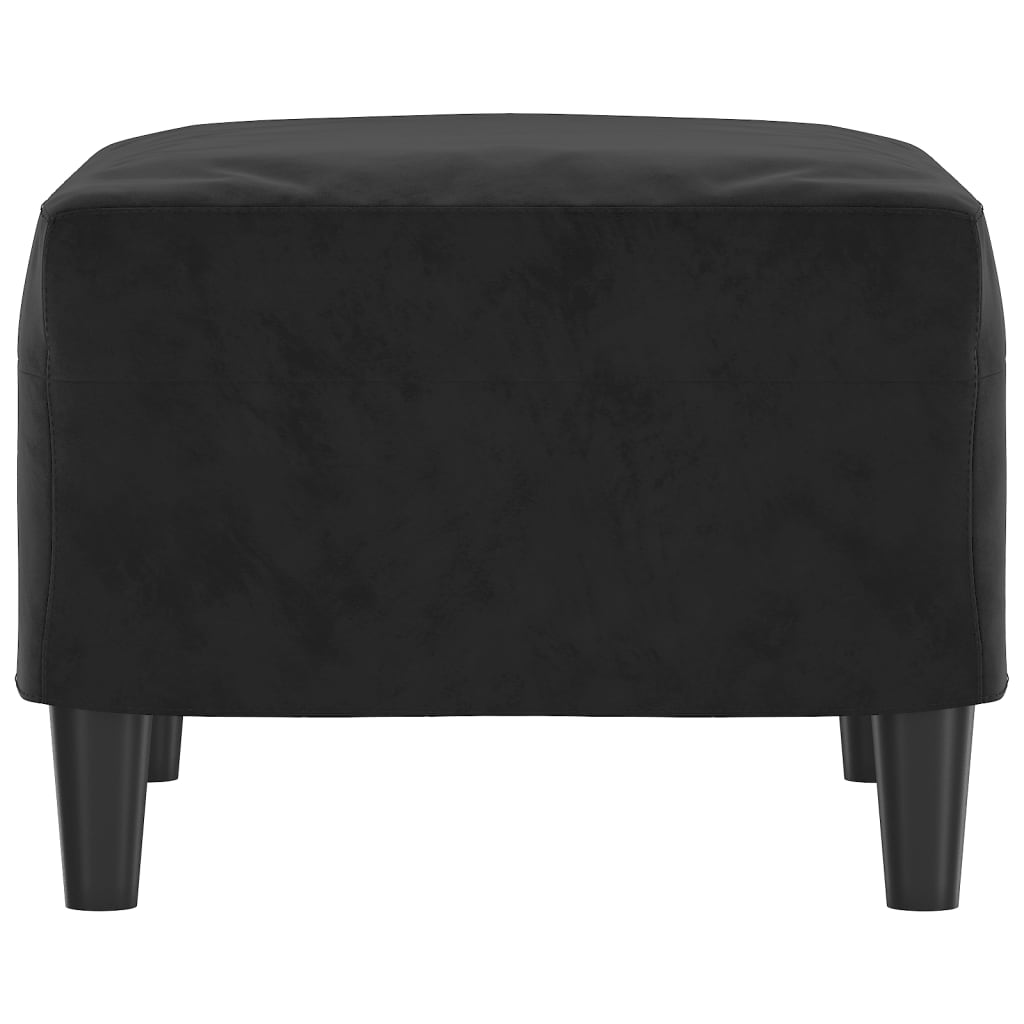 Fußhocker Hellgrau 60x50x41 cm Samt