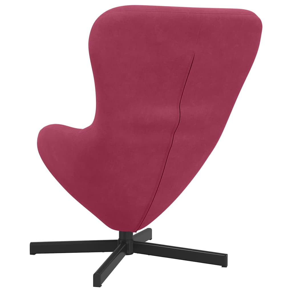 Eiersessel Blau 63 x 73 x 90 cm Samt