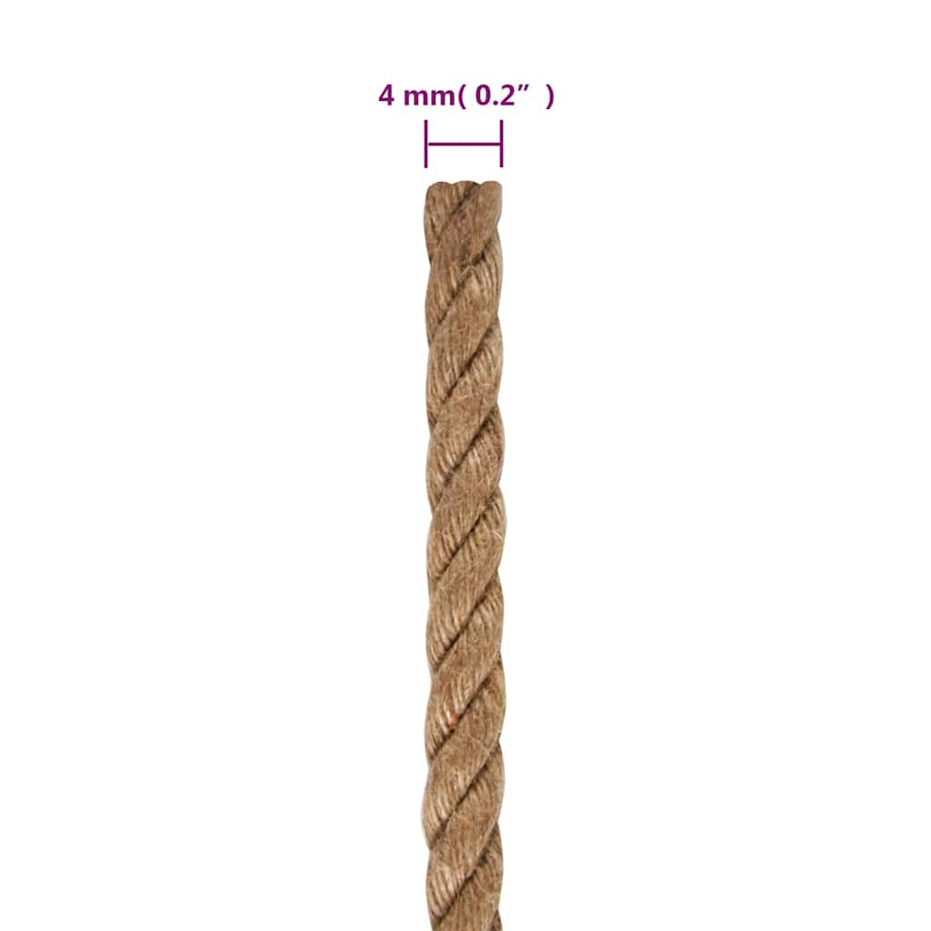Seil 100 % Jute 10 mm 250 m