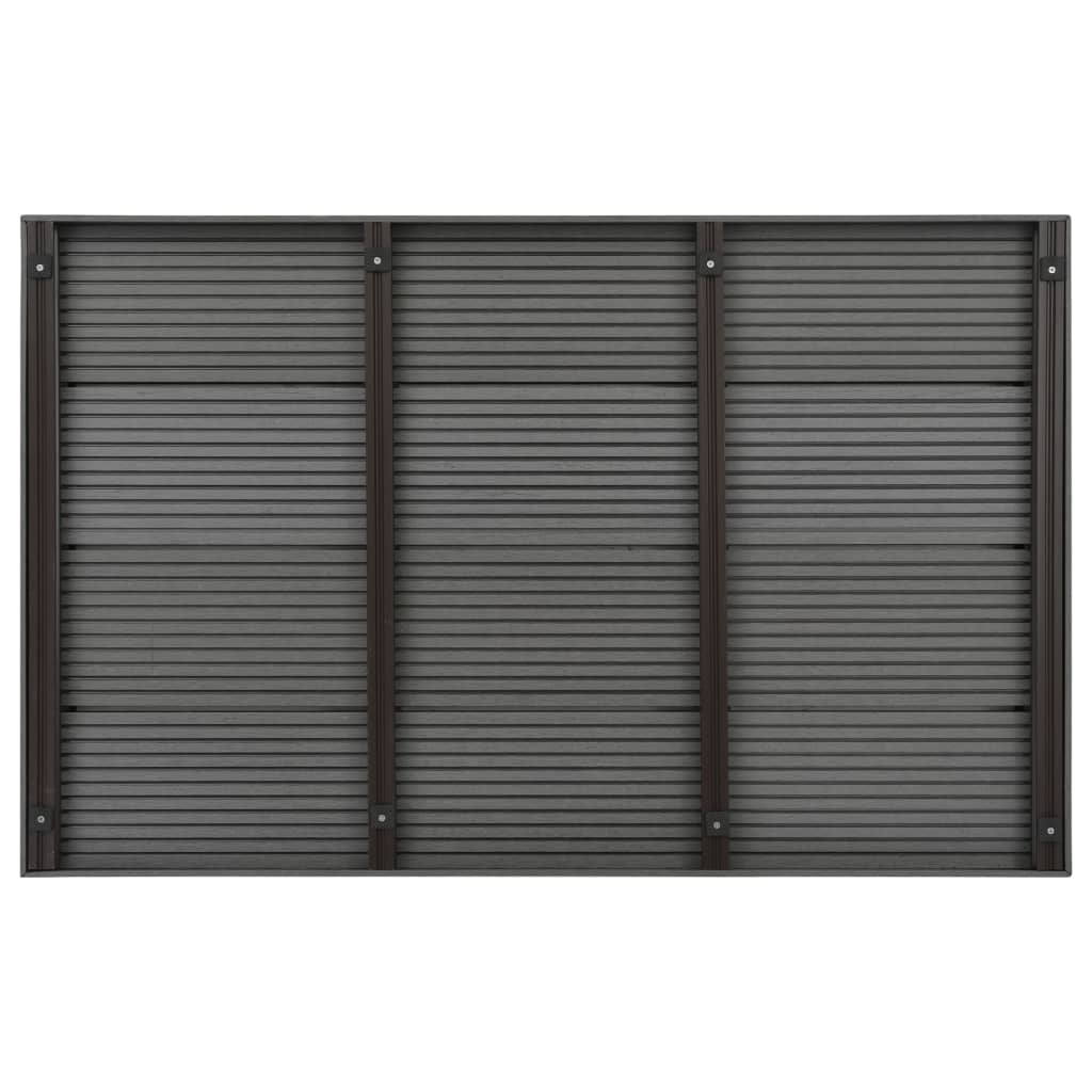 Bodenelement für Solardusche Braun 101x63x5,5 cm WPC