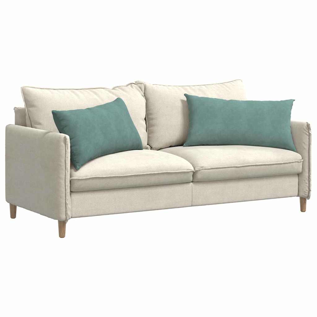 Sofakissen 2 Stück Blau 50 x 30 cm Cordstoff