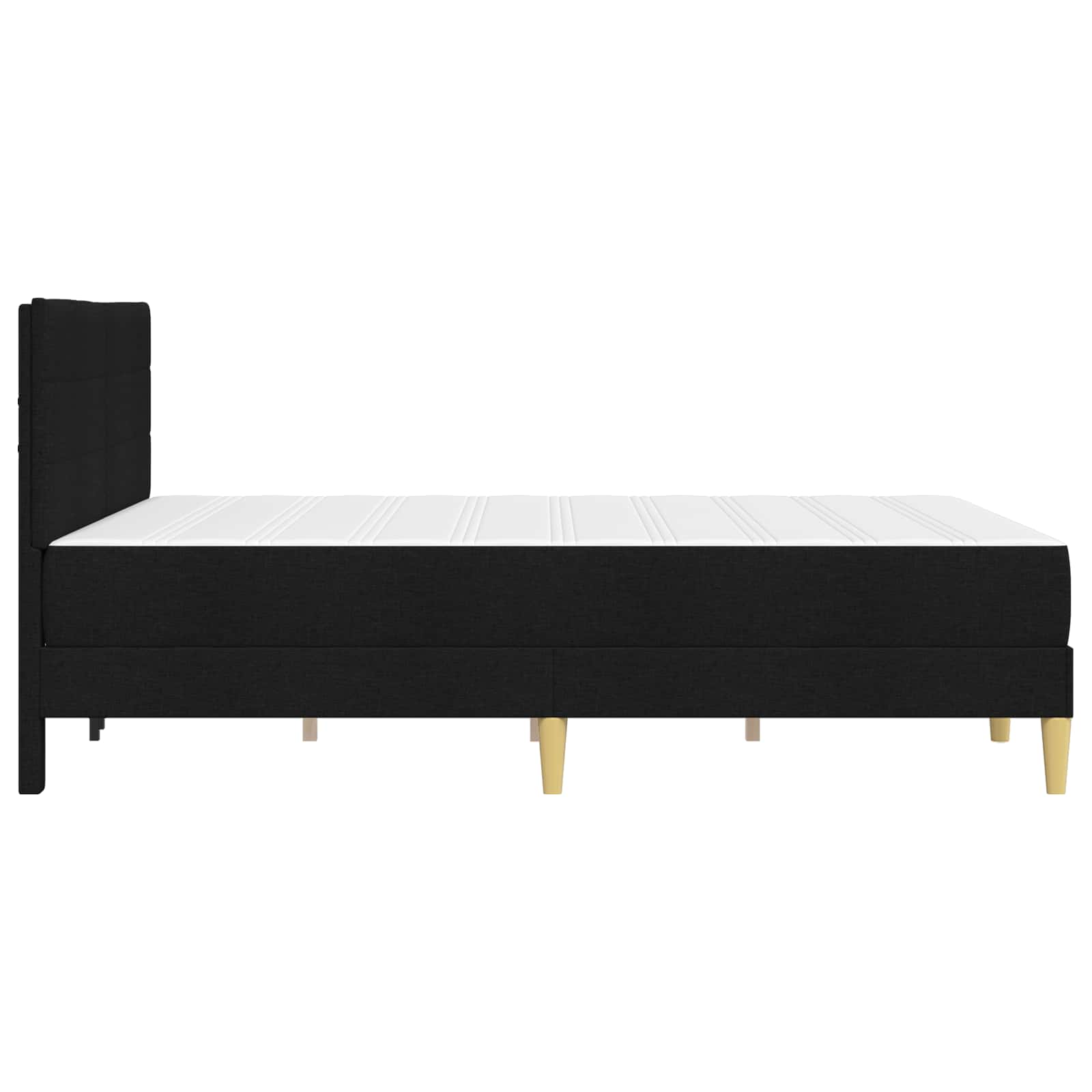 Bettrahmen Hellgrau 80 x 200 cm Polyester