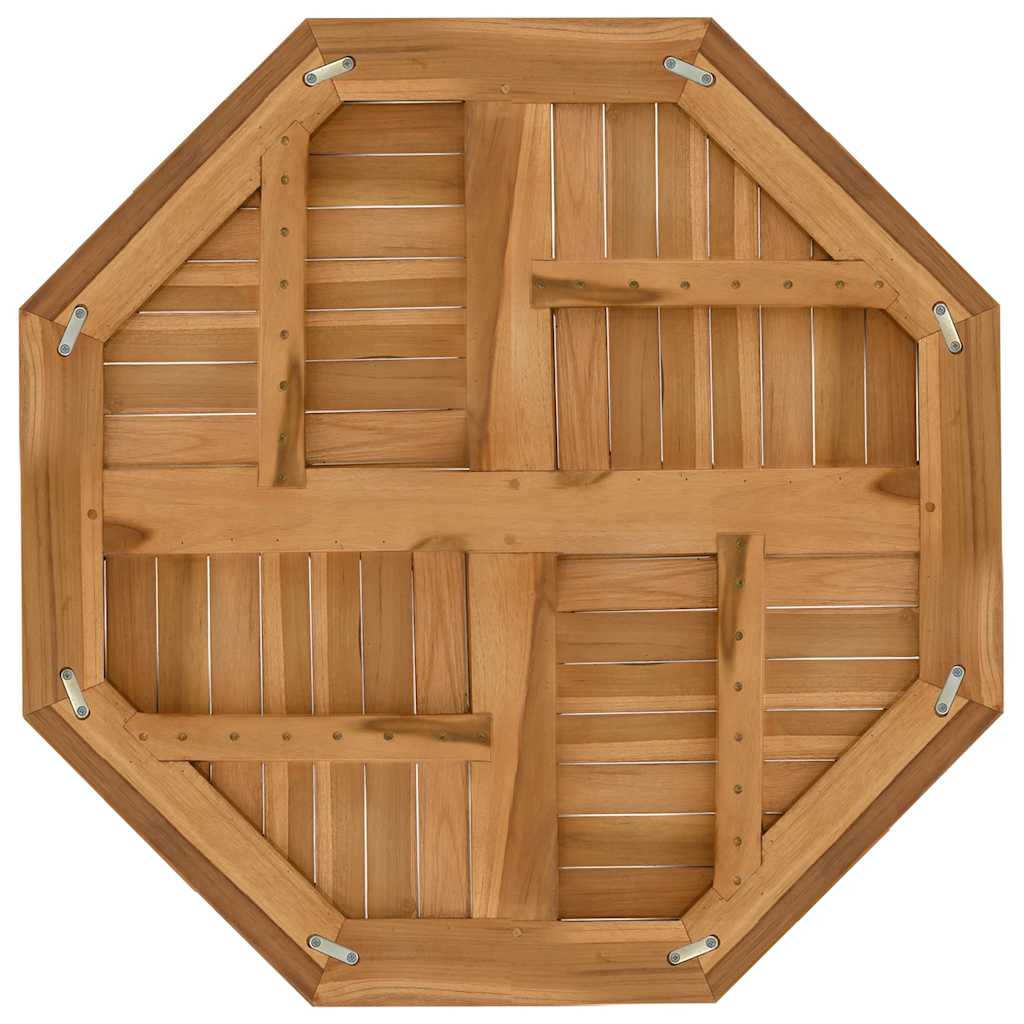 Tischplatte Massivholz Teak Rund 2,5 cm 40 cm