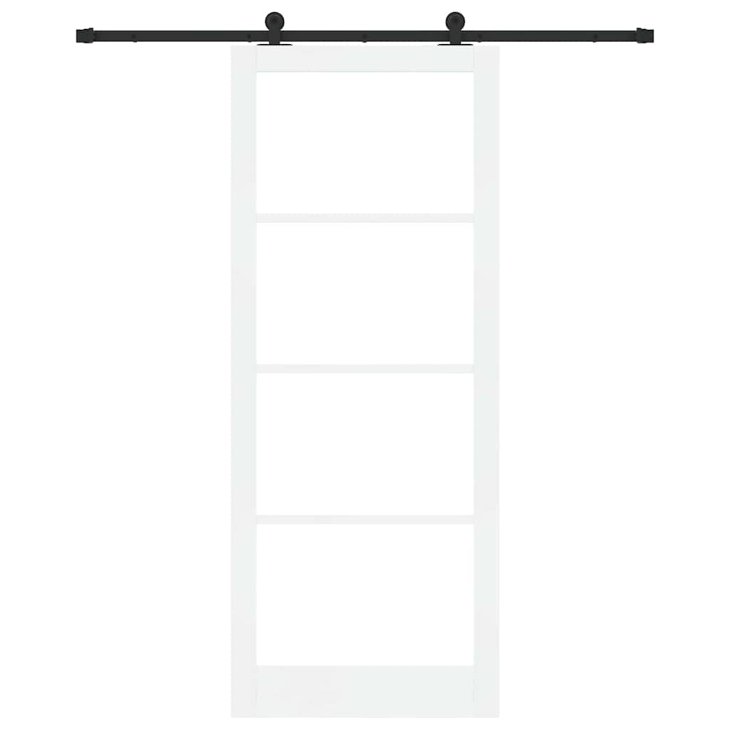 Schiebetür ORKDAL Natürlich und Schwarz 61 x 198,5 cm