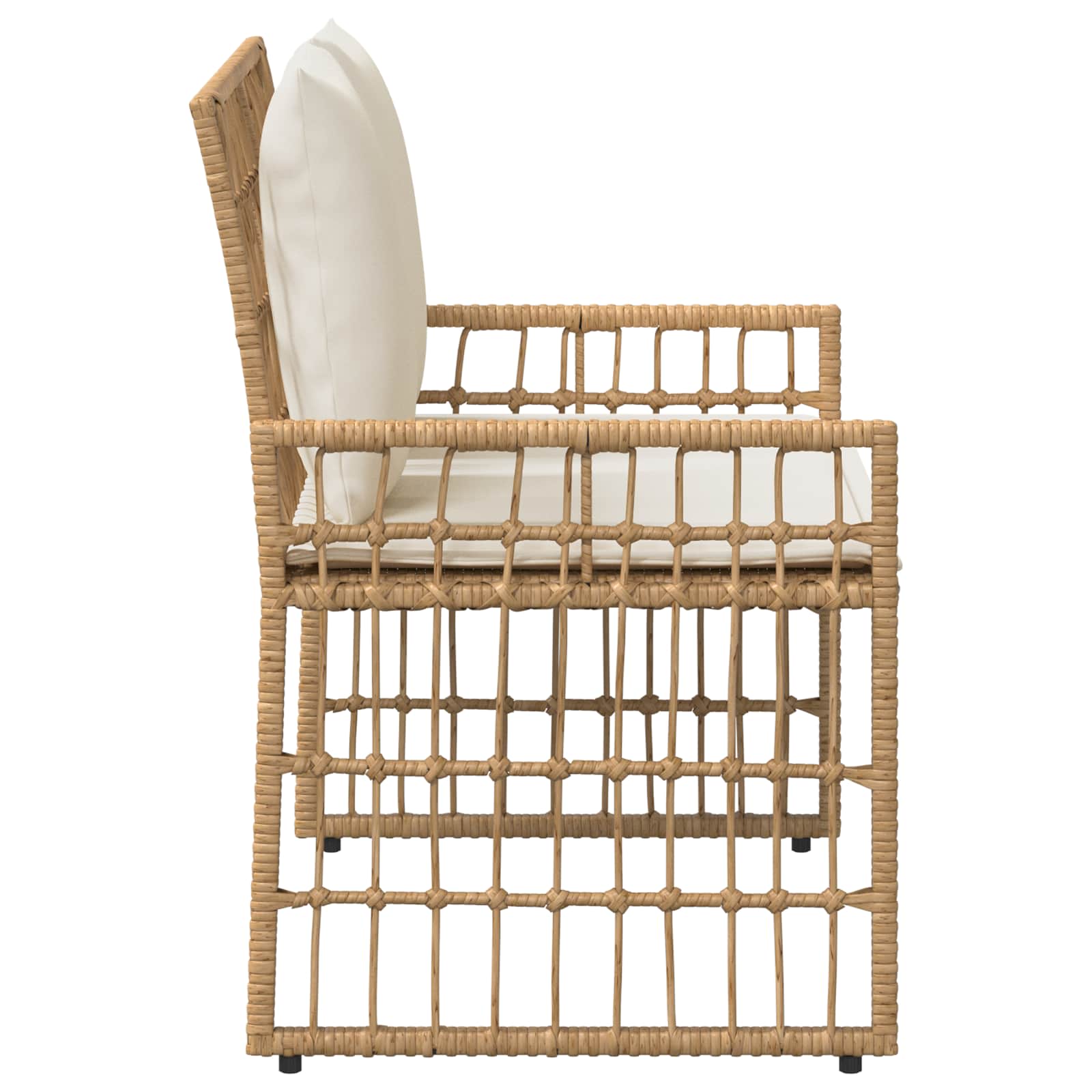 Bank Outdoor Uni Schwarz und Dunkelgrau 116 x 55 x 82 cm