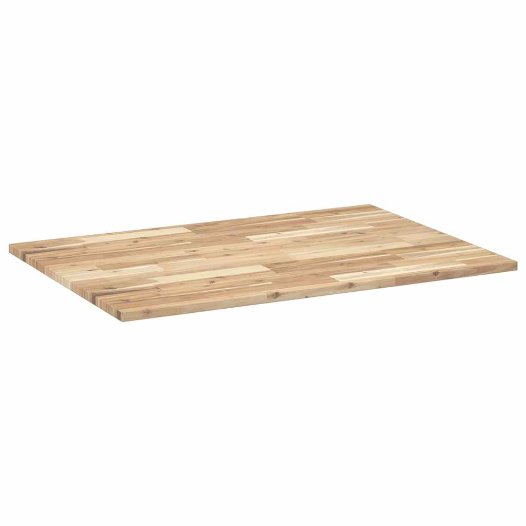 Schreibtischplatte Unbehandelt 60x50x2 cm Massivholz Akazie
