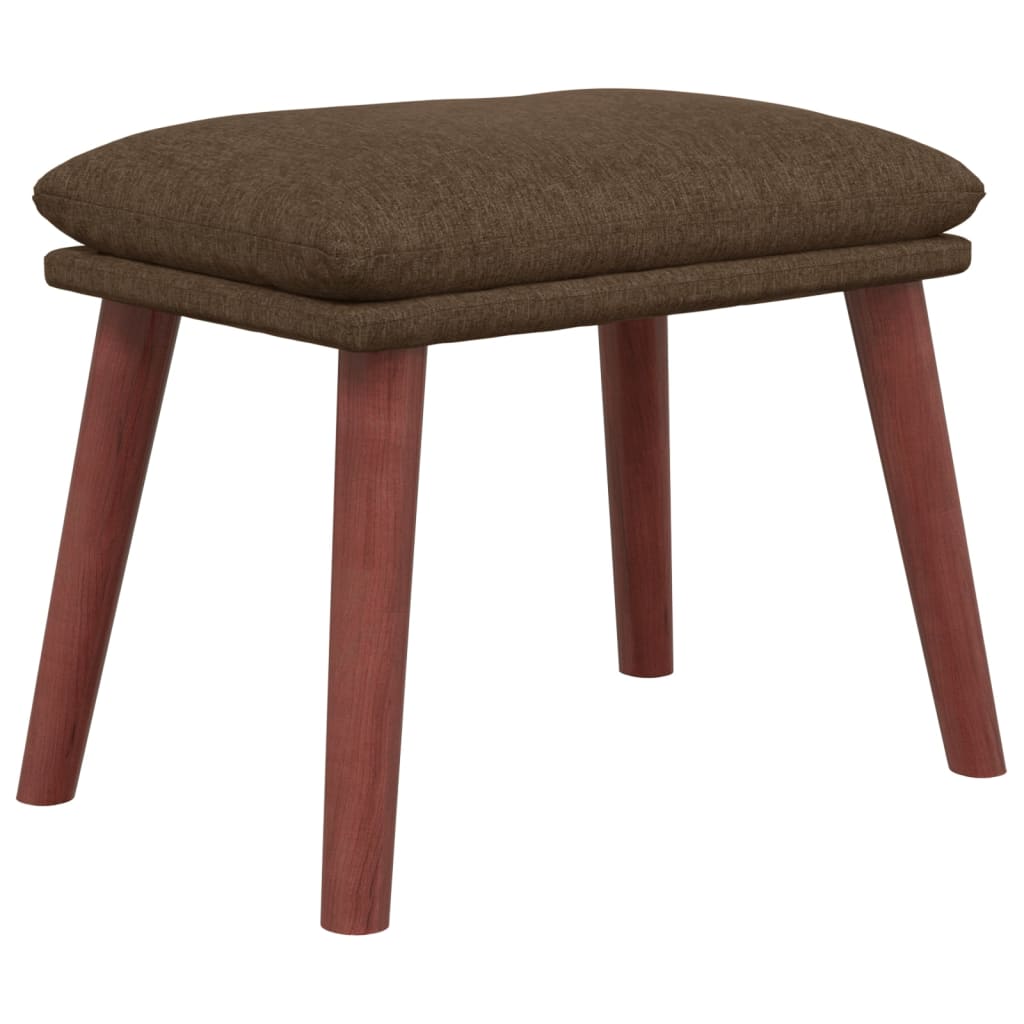 Fußhocker Hellgrau 45x29,5x35 cm Stoff