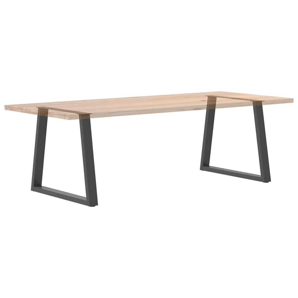 Couchtischbeine V-Form 2 Stück Schwarz 30x(30-31,3) cm Stahl