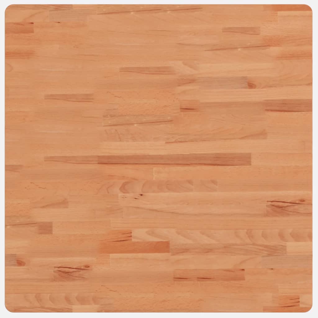 Tischplatte Ø30x1,5 cm Rund Massivholz Buche