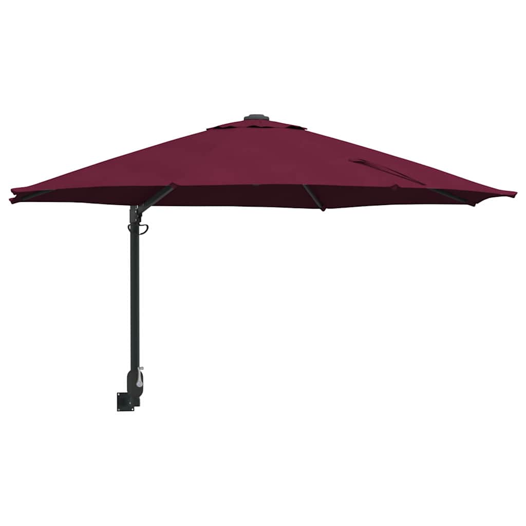 Garten-Sonnenschirm Sand 248 x 248 x 148 cm Polyester und Stahl