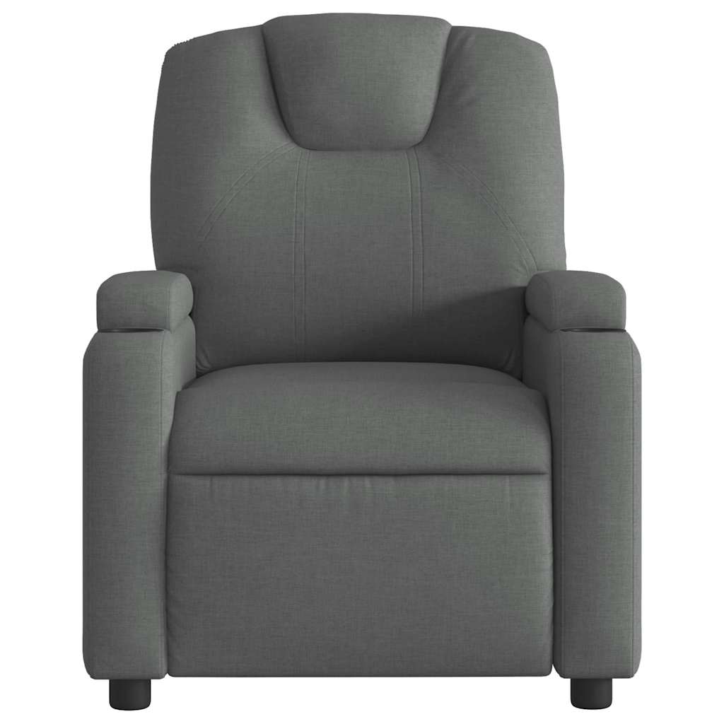 Relaxsessel Elektrisch Hellgrau Stoff
