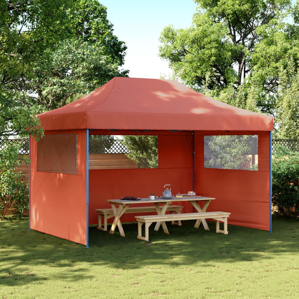 Partyzelt Faltbar Pop-Up Beige 410x279x315 cm