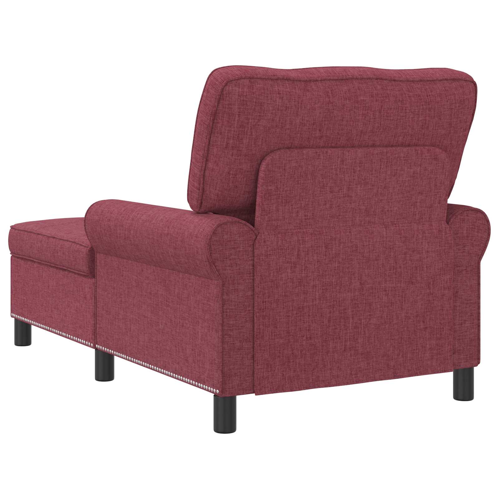Lounge-Liege mit Kissen Hellgrau 91 x 157 x 91 cm Stoff