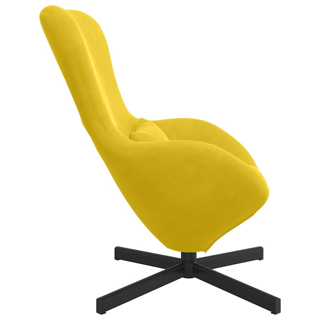 Eiersessel Blau 63 x 73 x 90 cm Samt