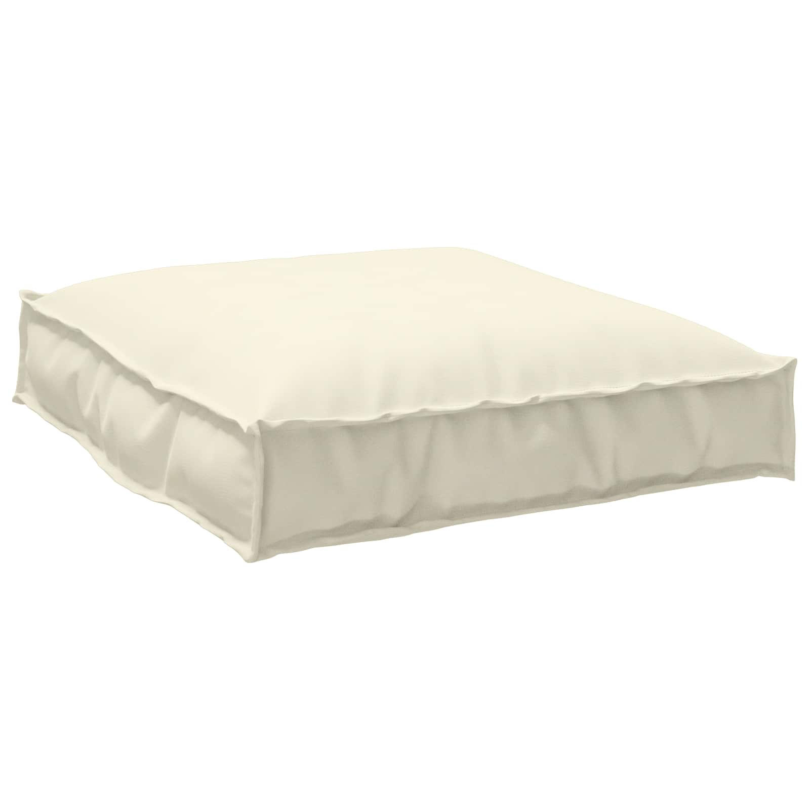Kissen Anthrazit 70 x 70 x 12 cm Oxford-Stoff