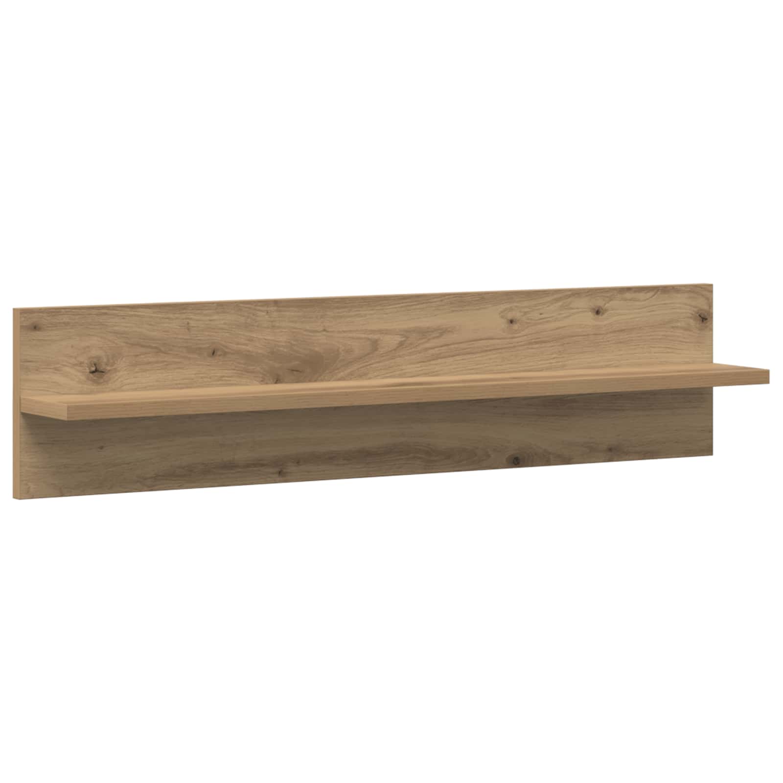 5-tlg. Wohnwand mit LED-Beleuchtung Weiß Holzwerkstoff