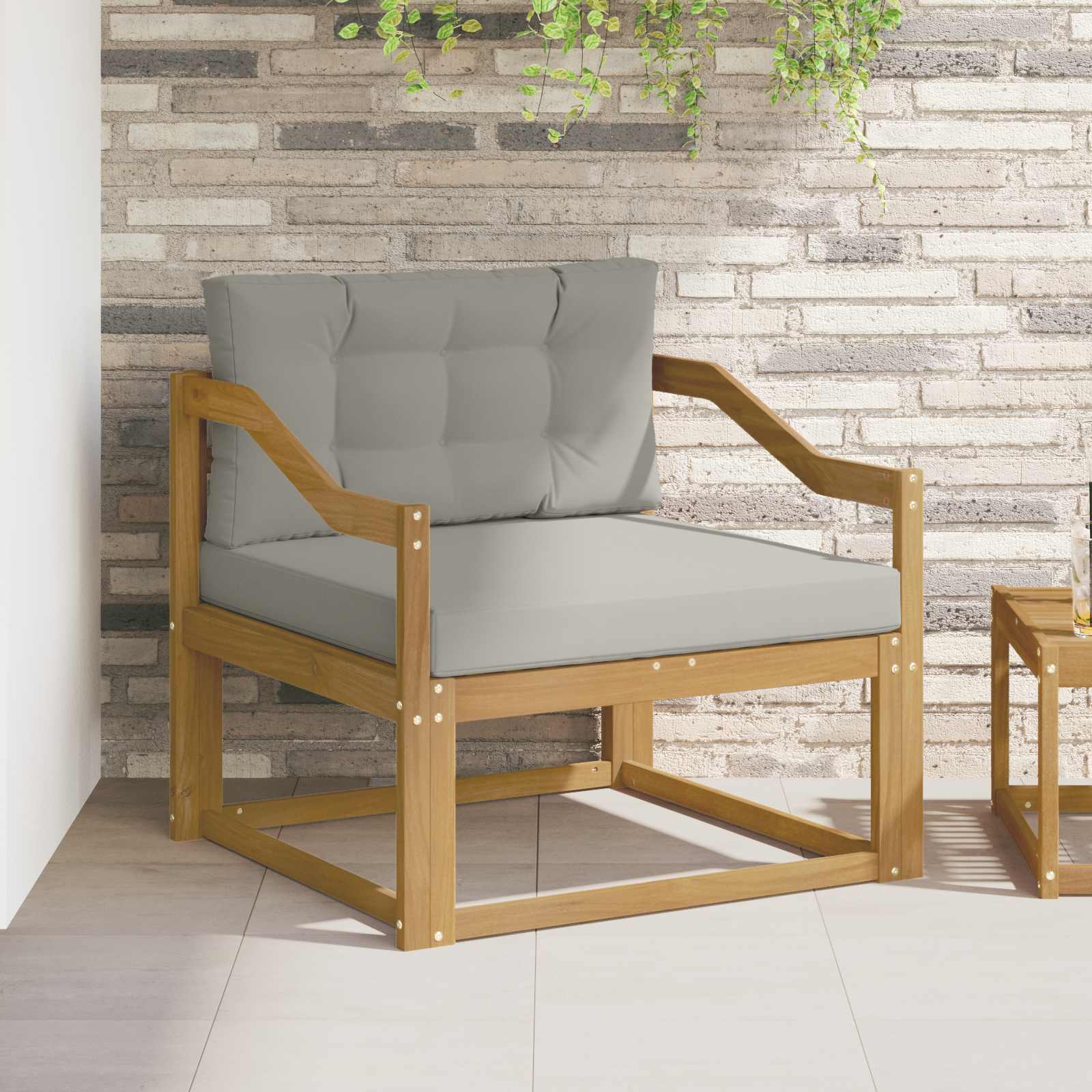 Outdoor Mittelsofa Natur