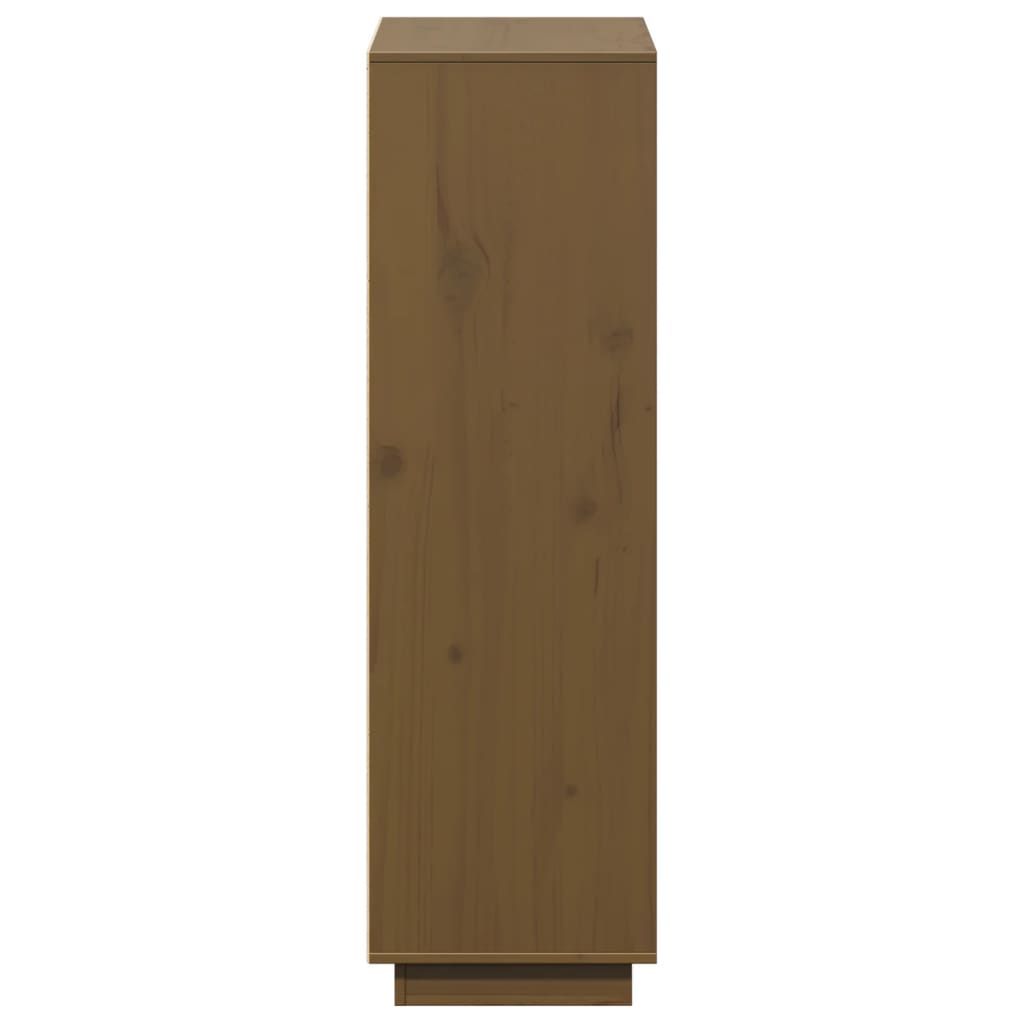 Highboard 74x35x117 cm Massivholz Kiefer