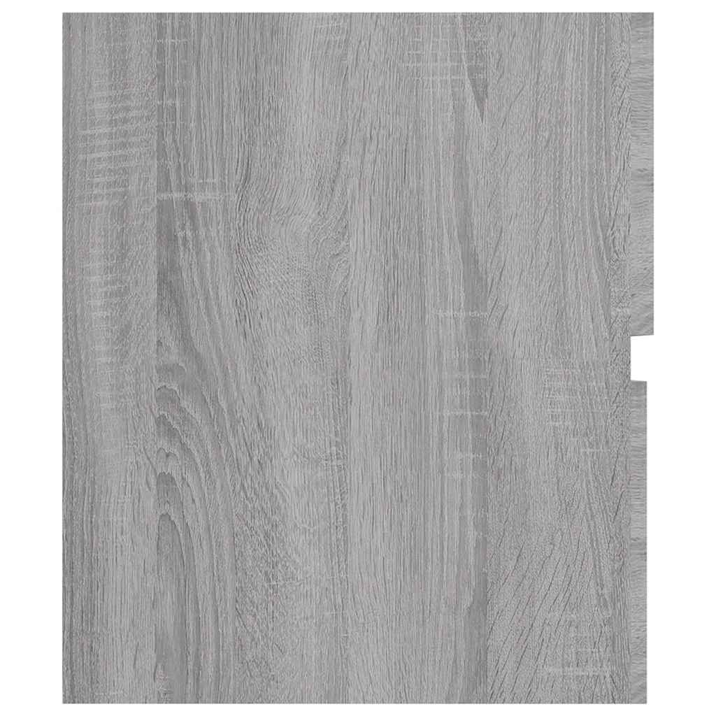 2-tlg. Badmöbel-Set Weiß Holzwerkstoff
