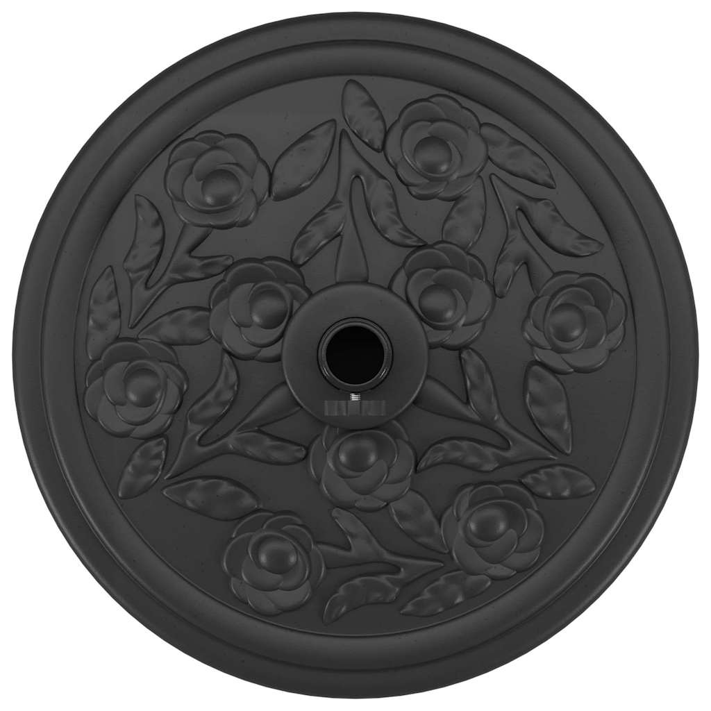 Sonnenschirmständer für Ø38/48 mm Mast 9 kg Halbrund