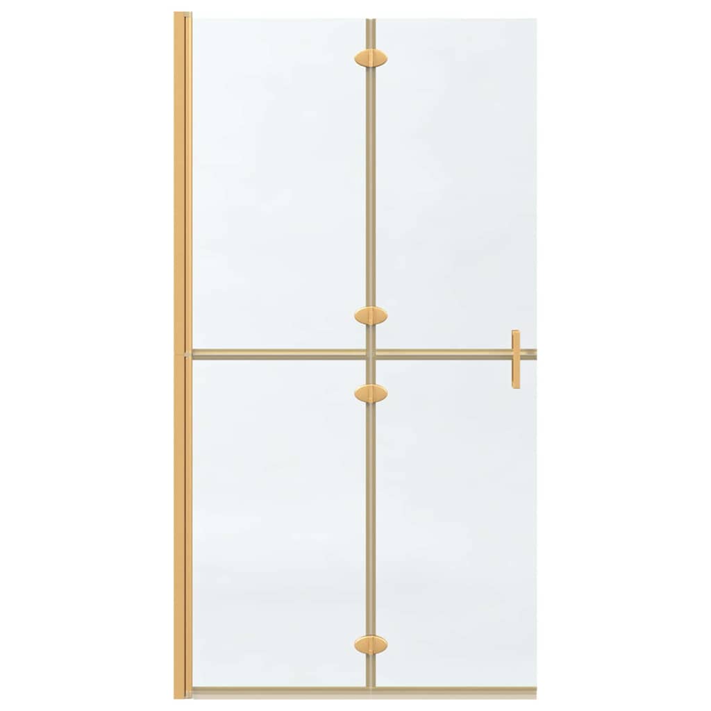 Faltbare begehbare Duschwand Transparentes ESG Glas 70x190 cm