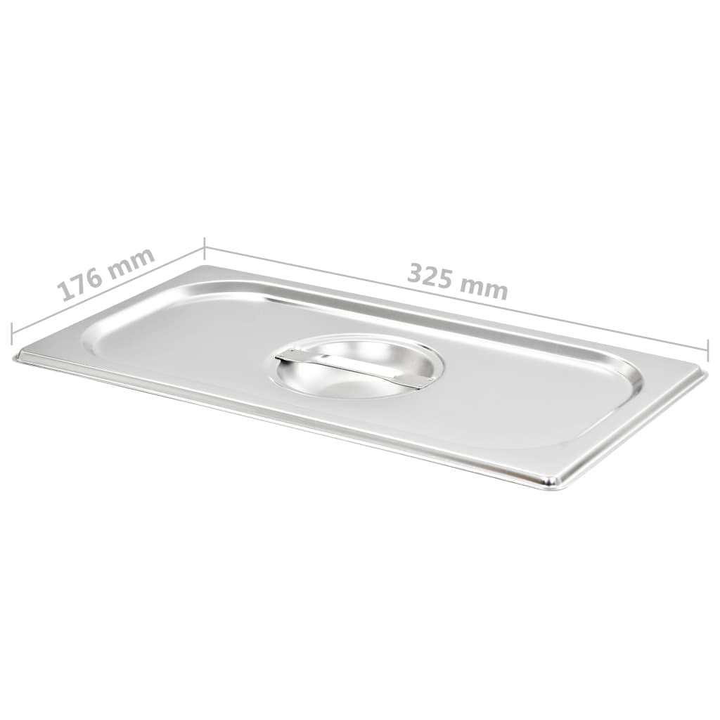 Deckel für GN 1/4 Behälter 4 Stk. Edelstahl