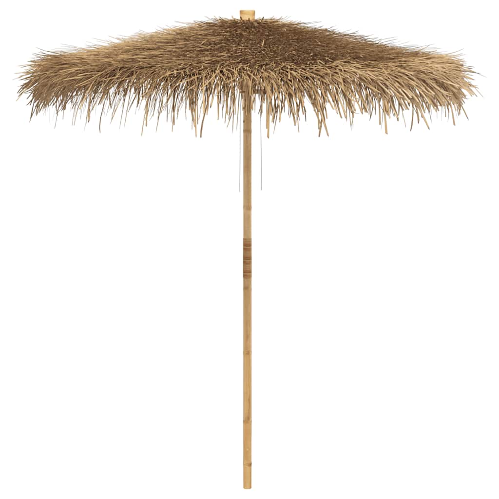 Tiki-Schirm mit Bananenblatt-Dach 150 cm Bambus