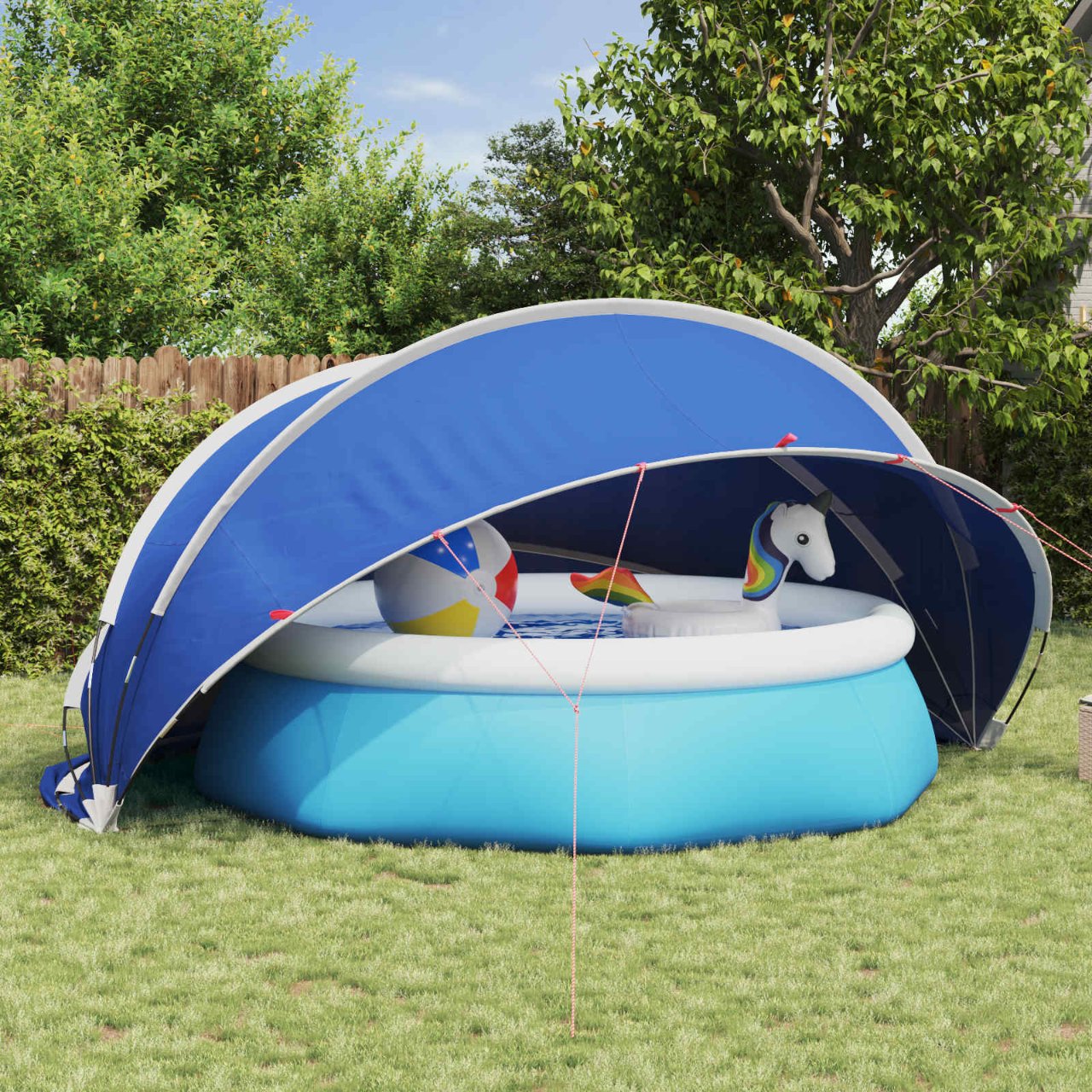 Pool-Dome 336 x 322 x 160 cm 185T Polyester mit PU-Beschichtung