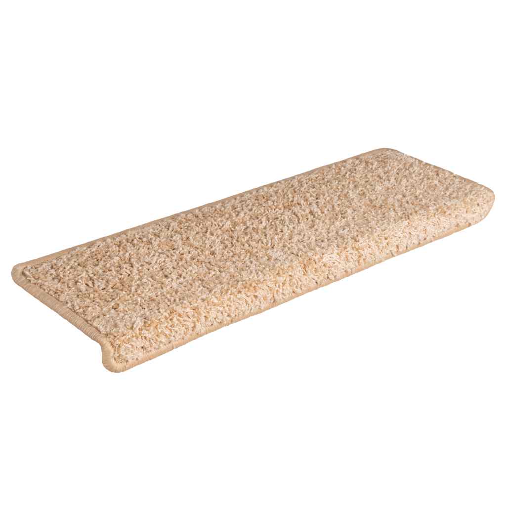 Stufenmatten 15 Stk. 65x21x4 cm Grau Rechteckiger Rand