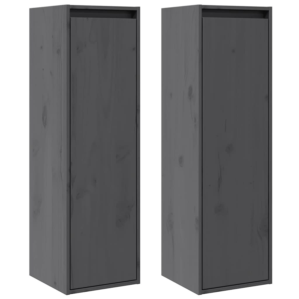 Wandschrank 30x30x100 cm Massivholz Kiefer