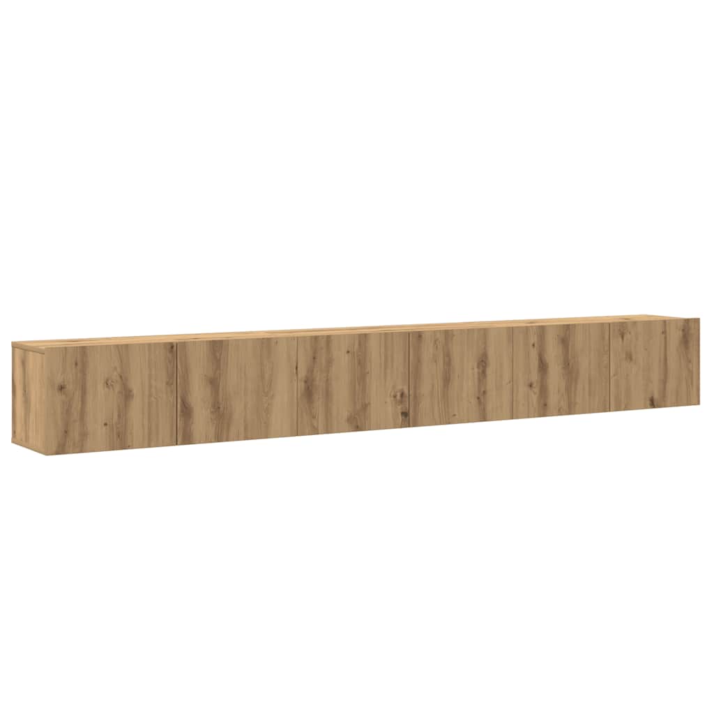 3-tlg. TV-Schrank-Set Weiß Holzwerkstoff