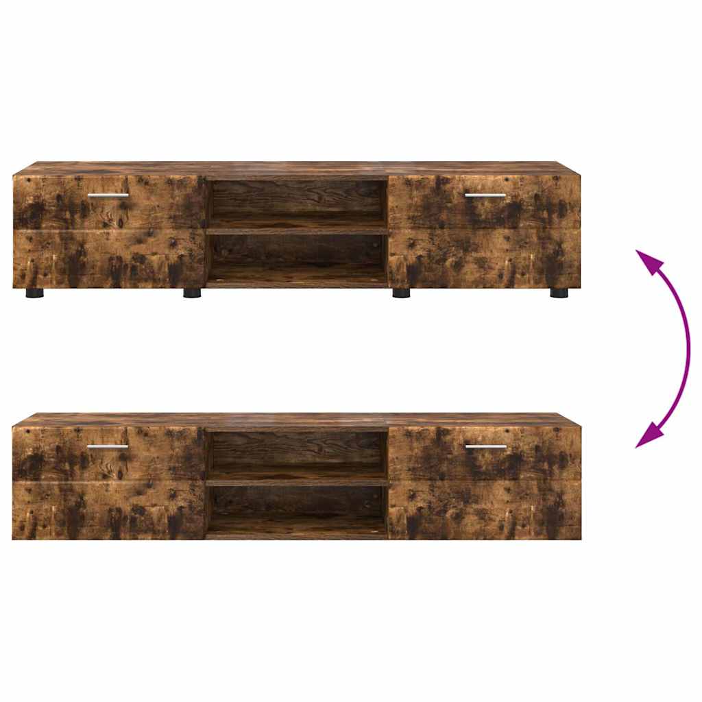 Highboard mit Regal FLORIN Weiß 60 x 35 x 182 cm Holzwerkstoff